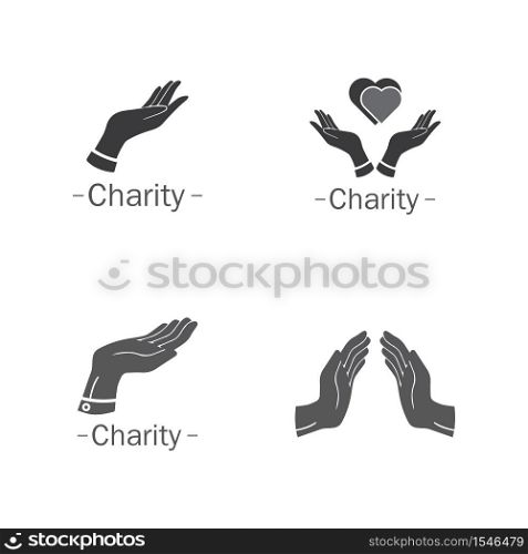 Hand Care Logo Template vector icon Business , Modern style