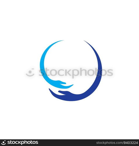 Hand Care Logo Template vector icon Business - Vector