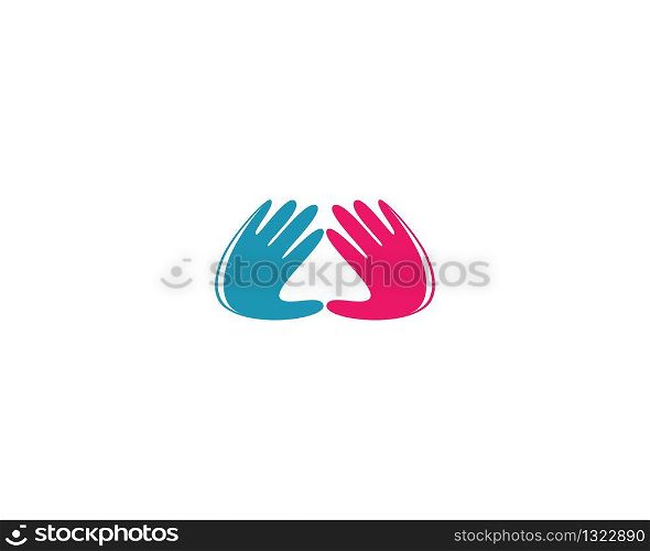 Hand care vector icon illustration