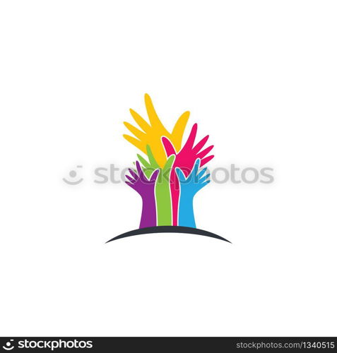 Hand care vector icon illustration