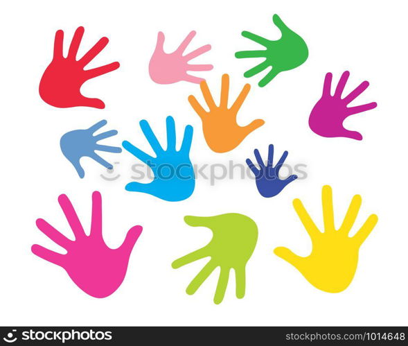 Hand care vector icon illustration design template