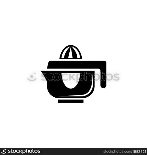 Hand Citrus Juicer Machine, Squeezer. Flat Vector Icon illustration. Simple black symbol on white background. Hand Citrus Juicer Machine, Squeezer sign design template for web and mobile UI element. Hand Citrus Juicer Machine, Squeezer. Flat Vector Icon illustration. Simple black symbol on white background. Hand Citrus Juicer Machine, Squeezer sign design template for web and mobile UI element.