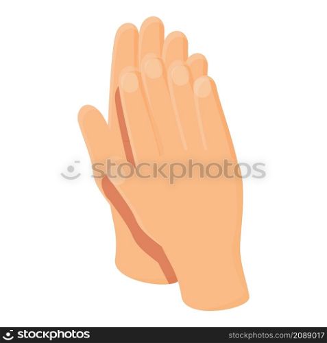 Hand clap icon cartoon vector. Encourage applause. Finger crowd. Hand clap icon cartoon vector. Encourage applause