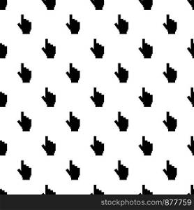 hand cursor pixel pattern seamless vector repeat geometric for any web design. hand cursor pixel pattern seamless vector