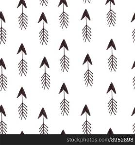 Hand drawing tile vintage color seamless pattern vector image
