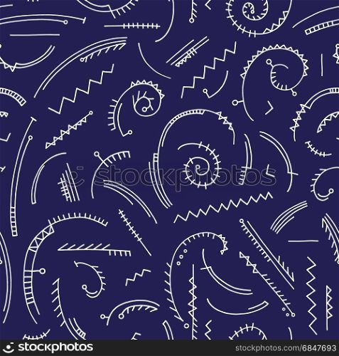 Hand drawn abstract pattern. Vector seamless background for wallpaper, wrapping, textile design, surface texture, fabric.. Hand drawn abstract pattern in memphis style. Vector seamless background for wallpaper, wrapping, textile design, surface texture, fabric.
