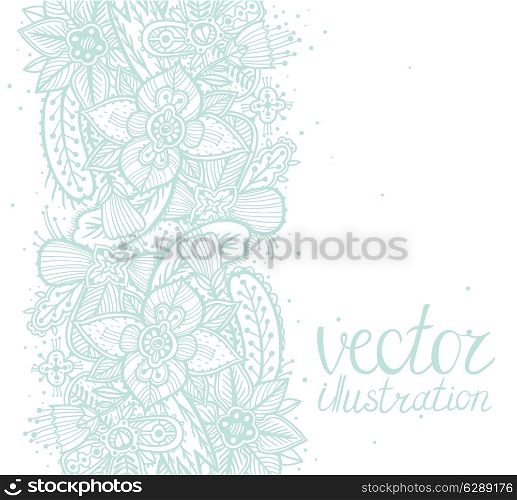 hand drawn abstract vector background