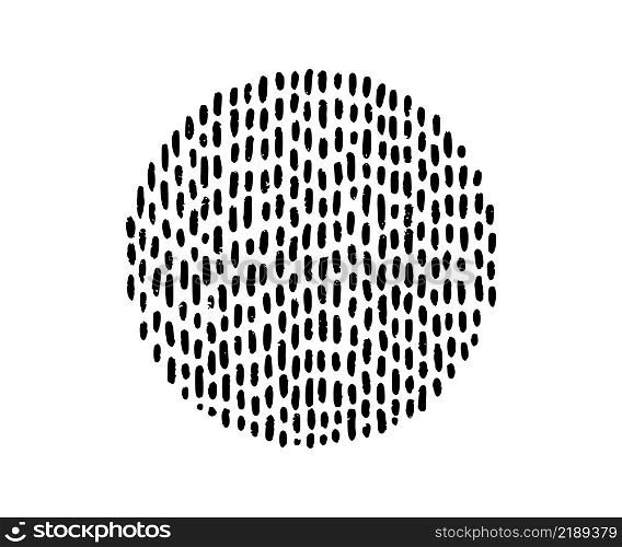 Hand drawn circle with doodle texture. Modern abstract black round shape with lines, drops. Hand drawn organic doodle shape. Vector illustration isolated on white background.. Hand drawn circle with doodle texture. Modern abstract black round shape with lines, drops. Hand drawn organic doodle shape. Vector illustration isolated on white background