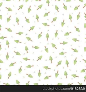 Hand-drawn Cute seamless pattern with ice cream. Can be used for wrapping paper, gift wrapping, textiles, etc.. Hand-drawn Cute seamless pattern with ice cream. Can be used for wrapping paper, gift wrapping, textiles, etc