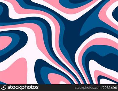 Hand drawn flat psychedelic groovy background set