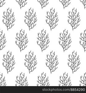 Hand drawn floral vector seamless pattern. Black abstract texture background. Freehand drawing of sketchy lines vector. Wallpaper, paper, fabric, textile design.. Abstract vector seamless pattern. Black dots texture background.