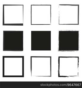 Hand drawn frames. Vector illustration. EPS 10. Stock image.. Hand drawn frames. Vector illustration. EPS 10.