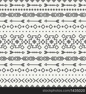 Hand drawn geometric ethnic seamless pattern. Wrapping paper. Scrapbook paper. Doodles style. Tiling. Tribal native vector illustration. Aztec background. Stylish ink graphic texture.. Hand drawn geometric ethnic seamless pattern. Wrapping paper. Scrapbook paper. Doodles style. Tiling. Tribal native vector illustration. Aztec background. Stylish ink graphic texture for design.