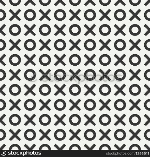 Hand drawn geometric seamless ink pattern with brush strokes. Wrapping paper. Abstract vector background. Brush strokes. Texture with crosses, tac-toe. Dry brush. Rough edges ink illustration.. Hand drawn geometric seamless ink pattern with brush strokes. Wrapping paper. Abstract vector background. Round brush strokes. Texture with crosses, tac-toe. Dry brush. Rough edges ink illustration.