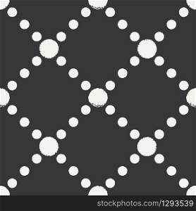 Hand drawn geometric seamless ink polka dot pattern. Wrapping paper. Abstract vector background. Round brush strokes. Casual polka dot texture. Doodle. Dry brush. Rough edges ink illustration.. Hand drawn geometric seamless ink polka dot pattern. Wrapping paper. Abstract vector background. Round brush strokes. Casual polka dot texture. Stylish doodle. Dry brush. Rough edges ink illustration.