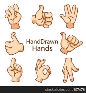 hand drawn gesture
