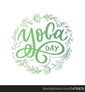 Hand drawn lettering Yoga on white background. Vector design for invitation, greeting card, prints poster, T-shirts, bags. International yoga day. Hand drawn inscription. Yoga typography.. Hand drawn lettering Yoga on white background. Vector design for invitation, greeting card, prints poster, T-shirts, bags. International yoga day. Hand drawn inscription. Yoga typography. Style logo.