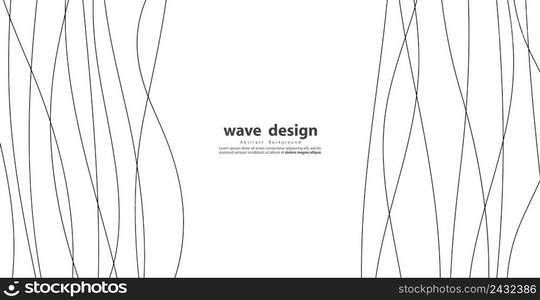 Hand drawn lines. Abstract pattern wave simple seamless, smooth pattern, web design, greeting card, textile, Technology background, Eps 10 vector illustration