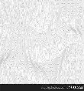Hand drawn lines wave pattern Royalty Free Vector Image