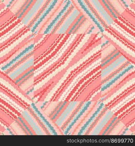 Hand drawn sketch lines endless wallpaper in doodle style. Decorative wave ethnic background. Abstract zig zag striped seamless pattern. Doodle style. Design for fabric, textile print, wrapping, cover. Hand drawn sketch lines endless wallpaper in doodle style. Decorative wave ethnic background. Abstract zig zag striped seamless pattern.