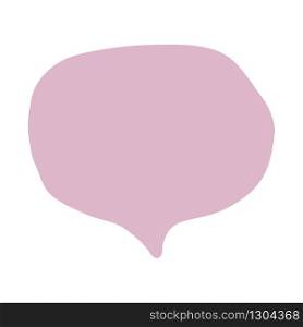 Hand drawn speech bubble vector illustration. Dialog balloon template chat, message. Doodle blank comment design.. Hand drawn speech bubble vector illustration. Dialog balloon template chat