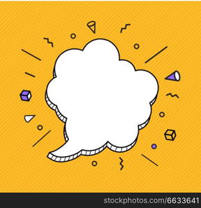 Hand drawn speech bubbles icon. Vector Illustration EPS10. Hand drawn speech bubbles icon. Vector Illustration