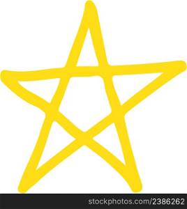 Hand Drawn Star icon sign symbol design