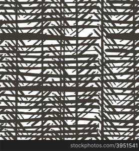 Hand drawn stripes pattern. Seamless vector design.