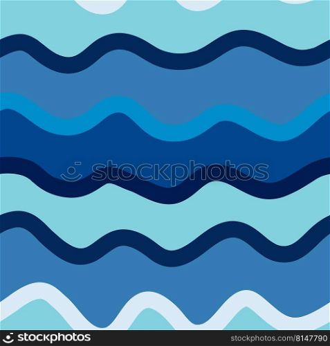 Hand drawn stripes seamless pattern. Funny waves background. Abstract wavy line endless wallpaper. Simple design for fabric, textile print, wrapping, cover. Vector illustration.. Hand drawn stripes seamless pattern. Funny waves background. Abstract wavy line endless wallpaper.