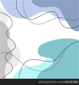 Hand drawn style graphic geometric elements. Shapes, wave and textures