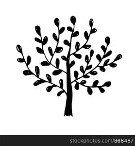 Hand drawn Tree. T-shirt rustic print. Vector icon design. Hand drawn Tree. T-shirt rustic print. Vector icon design.