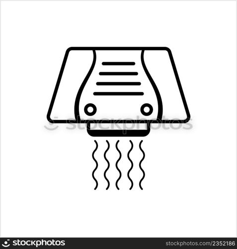 Hand Dryer Icon,Hand Dryer Vector Art Illustration