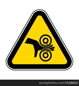 Hand Entanglement Rollers Symbol Sign, Vector Illustration, Isolate On White Background Label .EPS10