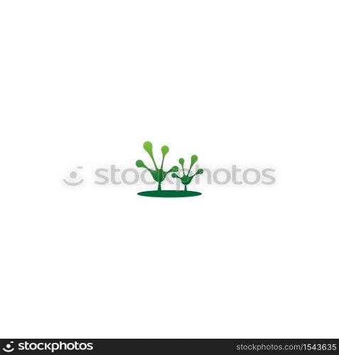 Hand frog logo icon vector template