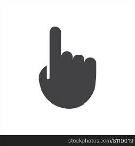 Hand gesture icon Royalty Free Vector Image