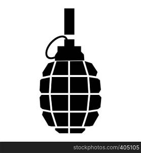 Hand grenade simple icon for web and mobile devices. Hand grenade simple icon