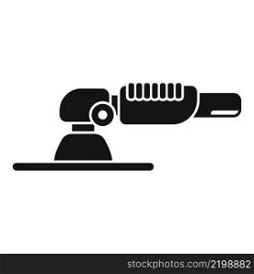 Hand grinder icon simple vector. Saw tool. Angle cutter. Hand grinder icon simple vector. Saw tool