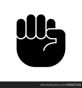 Hand icon vector on trendy design