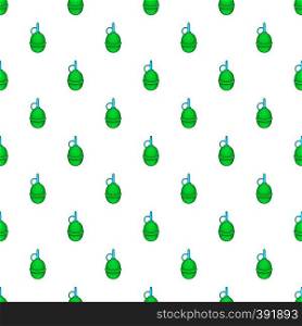 Hand paintball grenade pattern. Cartoon illustration of hand paintball grenade vector pattern for web. Hand paintball grenade pattern, cartoon style