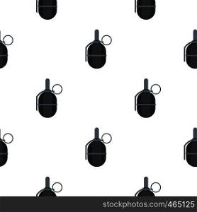 Hand paintball grenade pattern seamless flat style for web vector illustration. Hand paintball grenade pattern flat