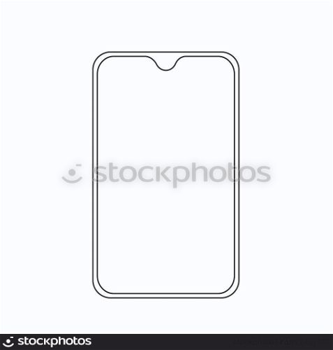 hand phone logo stock illustration design
