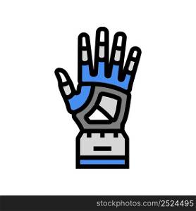 hand robot color icon vector. hand robot sign. isolated symbol illustration. hand robot color icon vector illustration