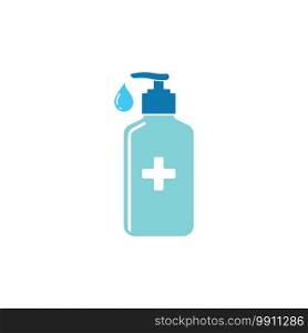 hand sanitizer icon vector illustration design template web