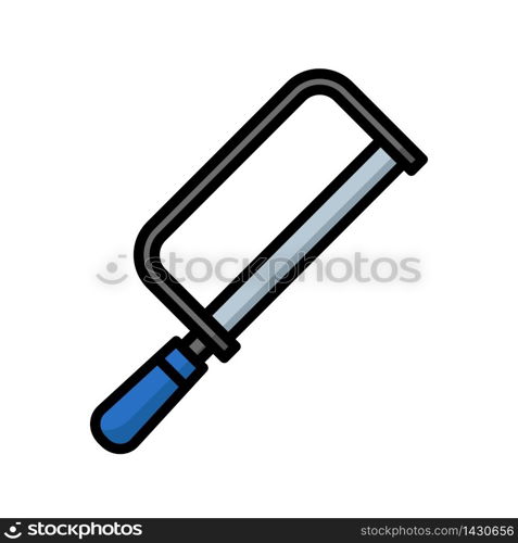 hand saw - carpentry icon vector design template