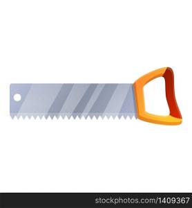 Hand saw icon. Cartoon of hand saw vector icon for web design isolated on white background. Hand saw icon, cartoon style