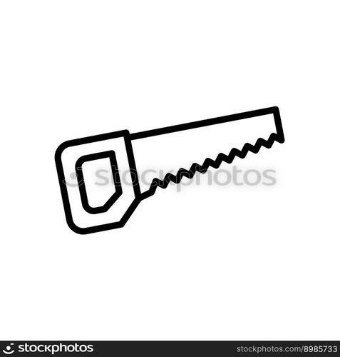 hand saw icon vector design illustration