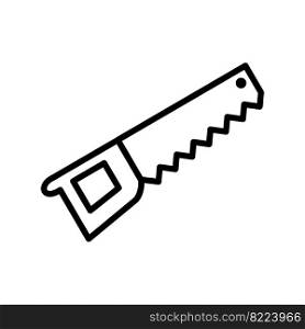 Hand saw icon vector design template