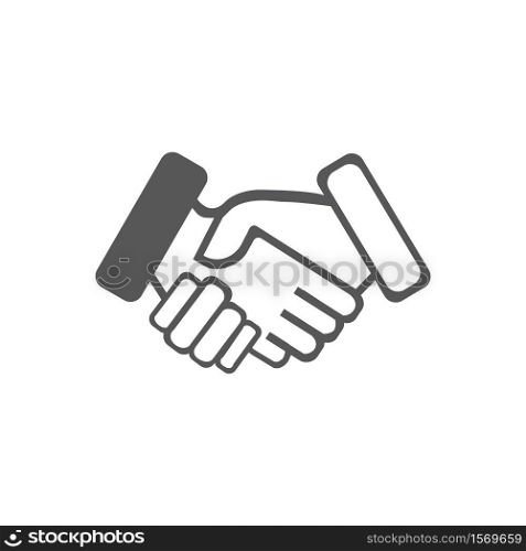 Hand Shake logo template