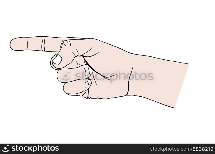 hand sign illustration
