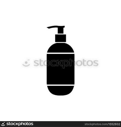Hand soap icon in trendy flat design.Washing hands with soap is one of the prevention of corona virus transmission